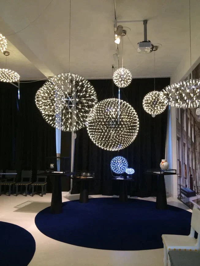 11.8"/15.7"/19.7"/23.6"/31.5"/39.4"/47.2" Round Starry Sky Pendant Chandelier