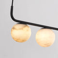 Blus Lighting Modern Luxury Alabaster Global Kitchen Island Pendant 5 Lights