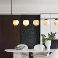 Blus Lighting Modern Luxury Alabaster Global Kitchen Island Pendant 5 Lights