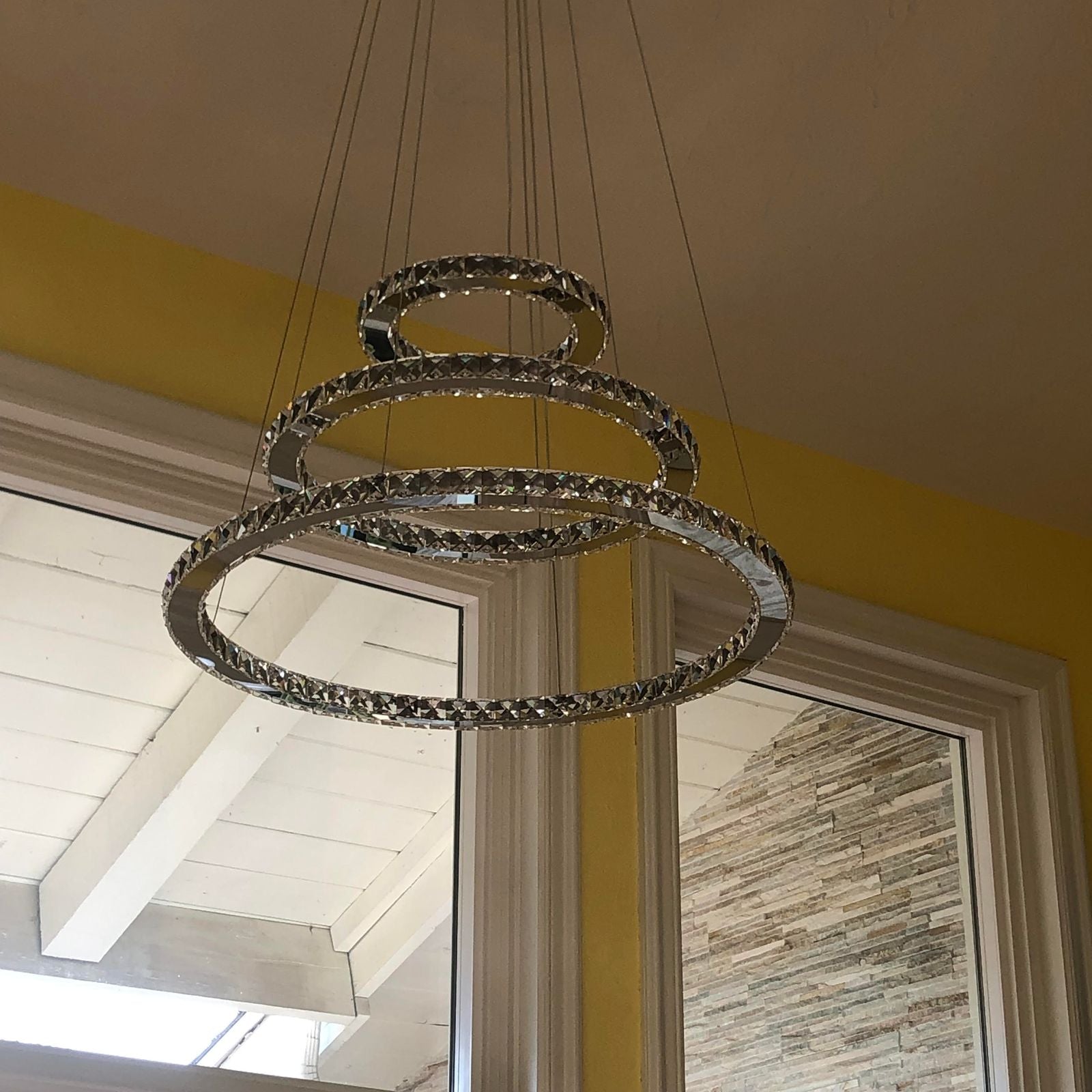 2/3/4/5/6/7-Rings Crystal Chandelier
