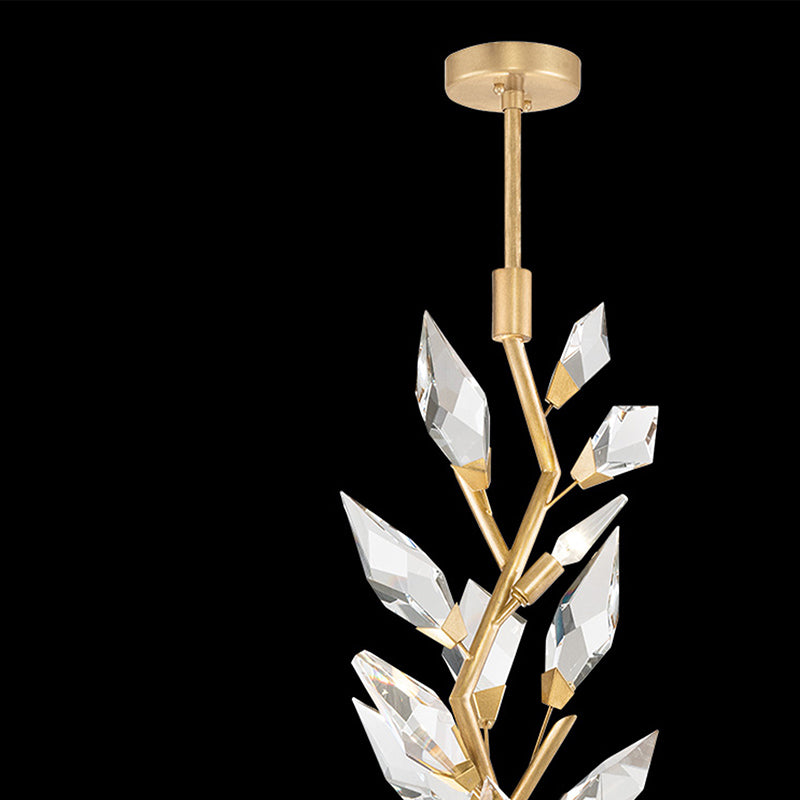 21026P 41" Crystal Pendant Light