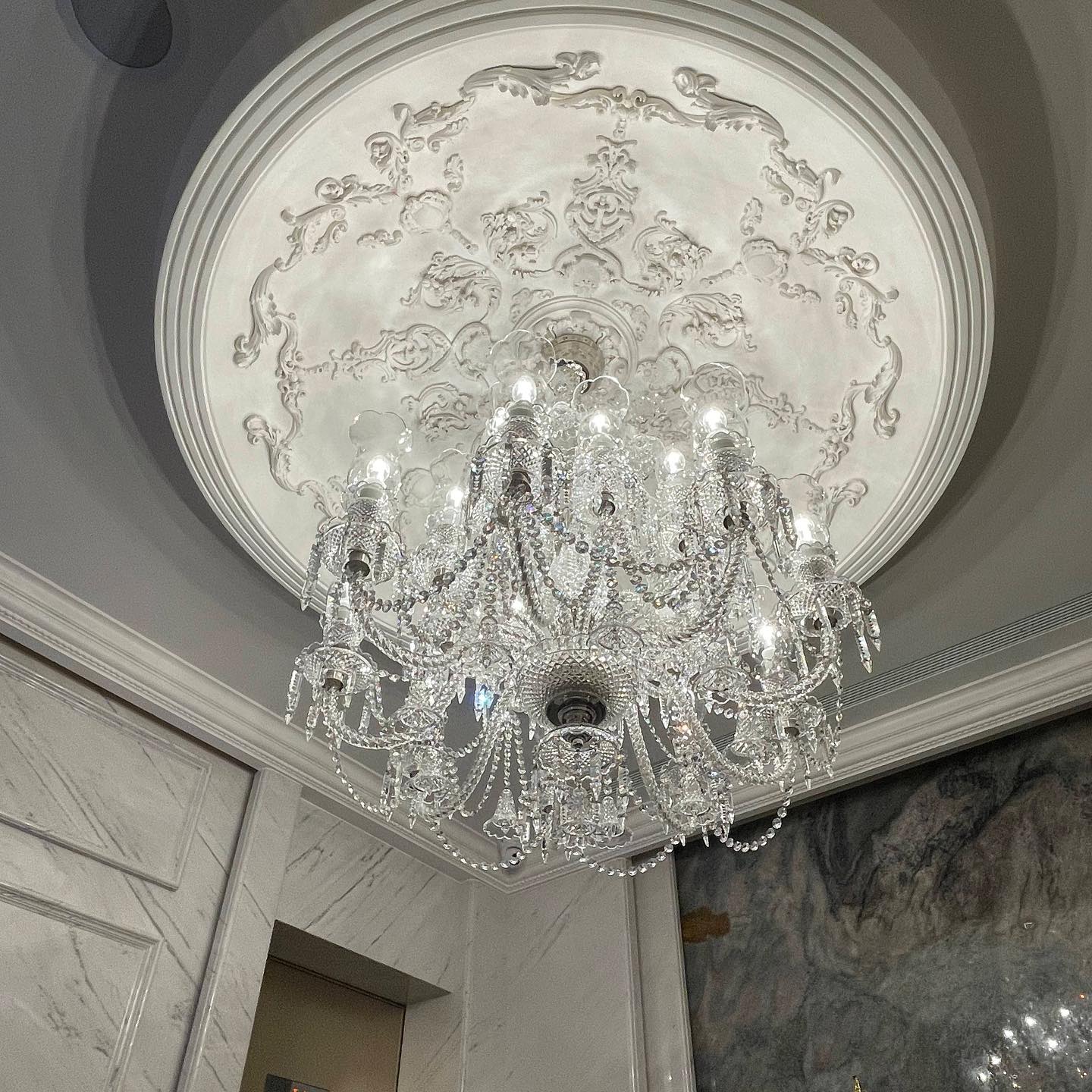 12/30-Light Candle Light Crystal Chandelier