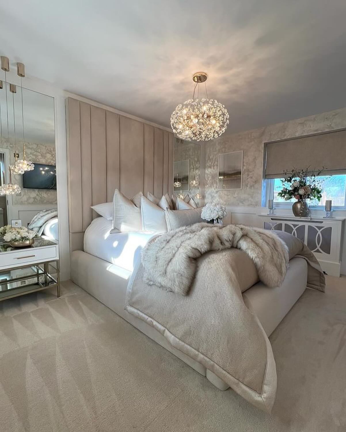 12/20/28-Light Luxury Dandelion Crystal Chandelier
