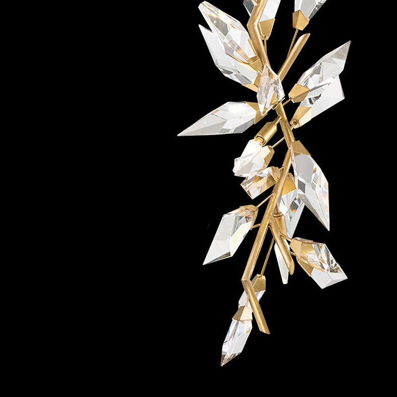 21026P 41" Crystal Pendant Light