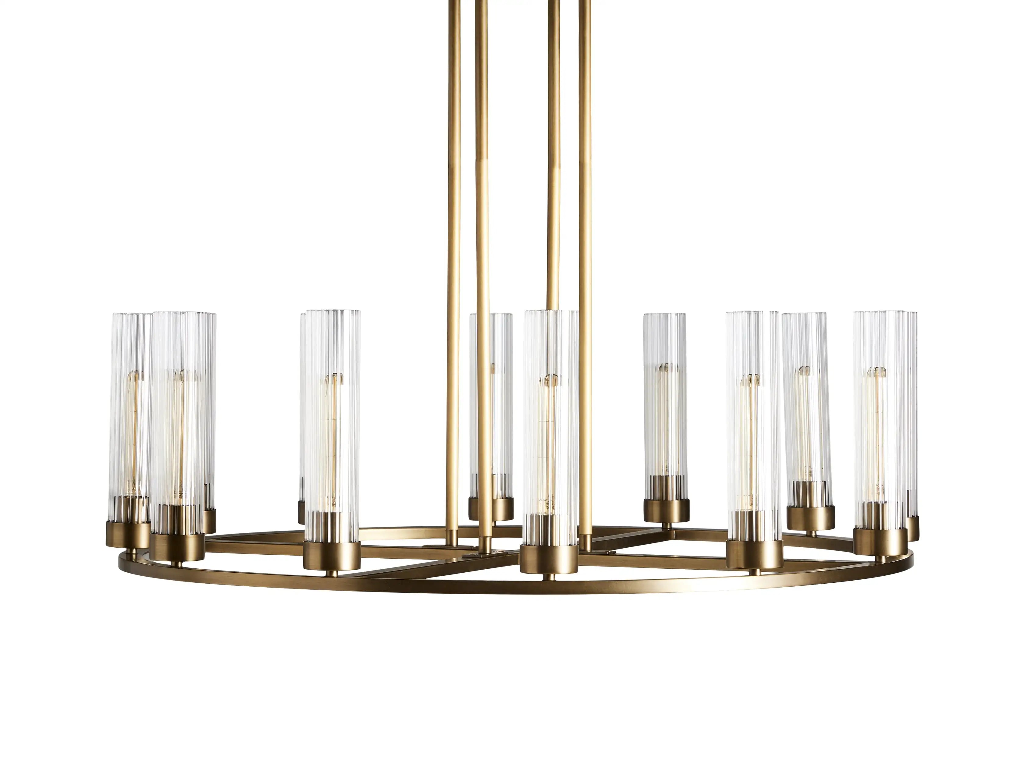 Andreas Round Chandelier 30"W 40"W