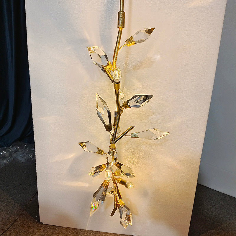 21026P 41" Crystal Pendant Light