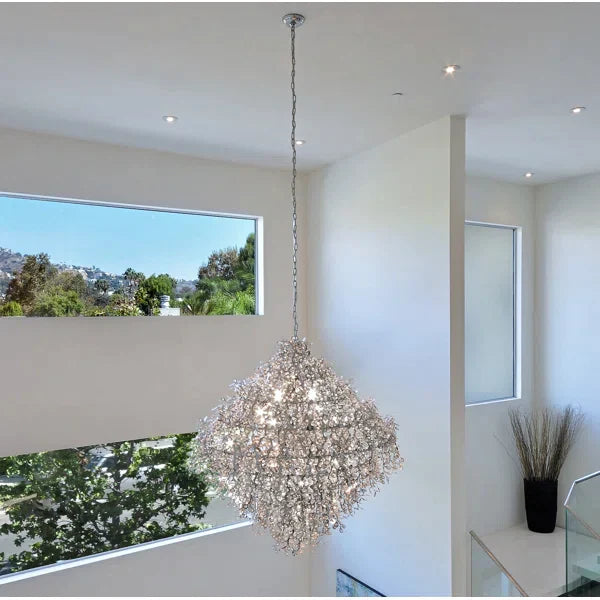 10/13/21-Light Gyroscopic Chrome Pendant
