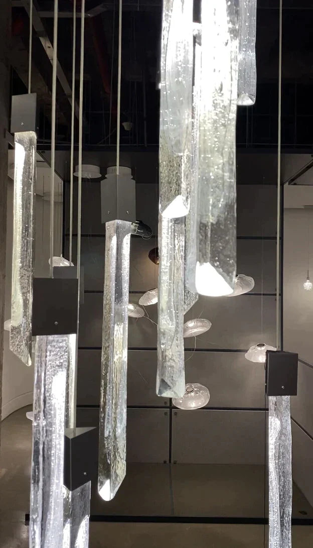 10/15/17/Custom-Light Black Crystal Rods Chandelier