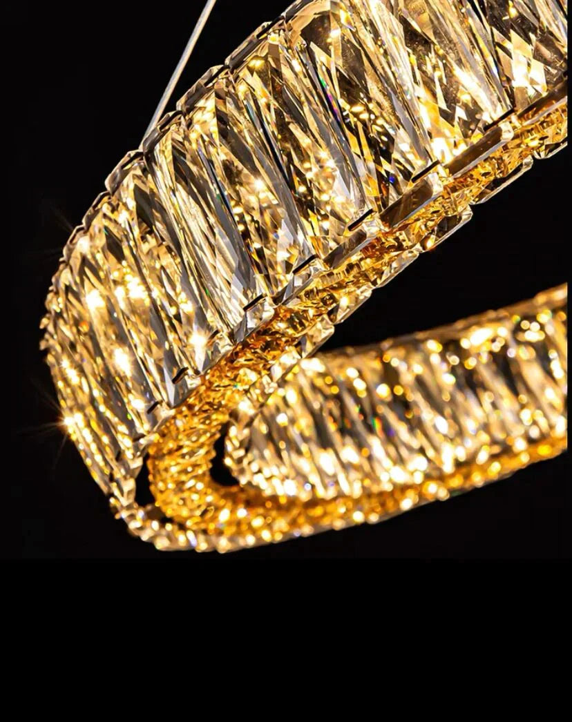 2/3/4/5/6/7/8/9-Rings Crystal Chandelier
