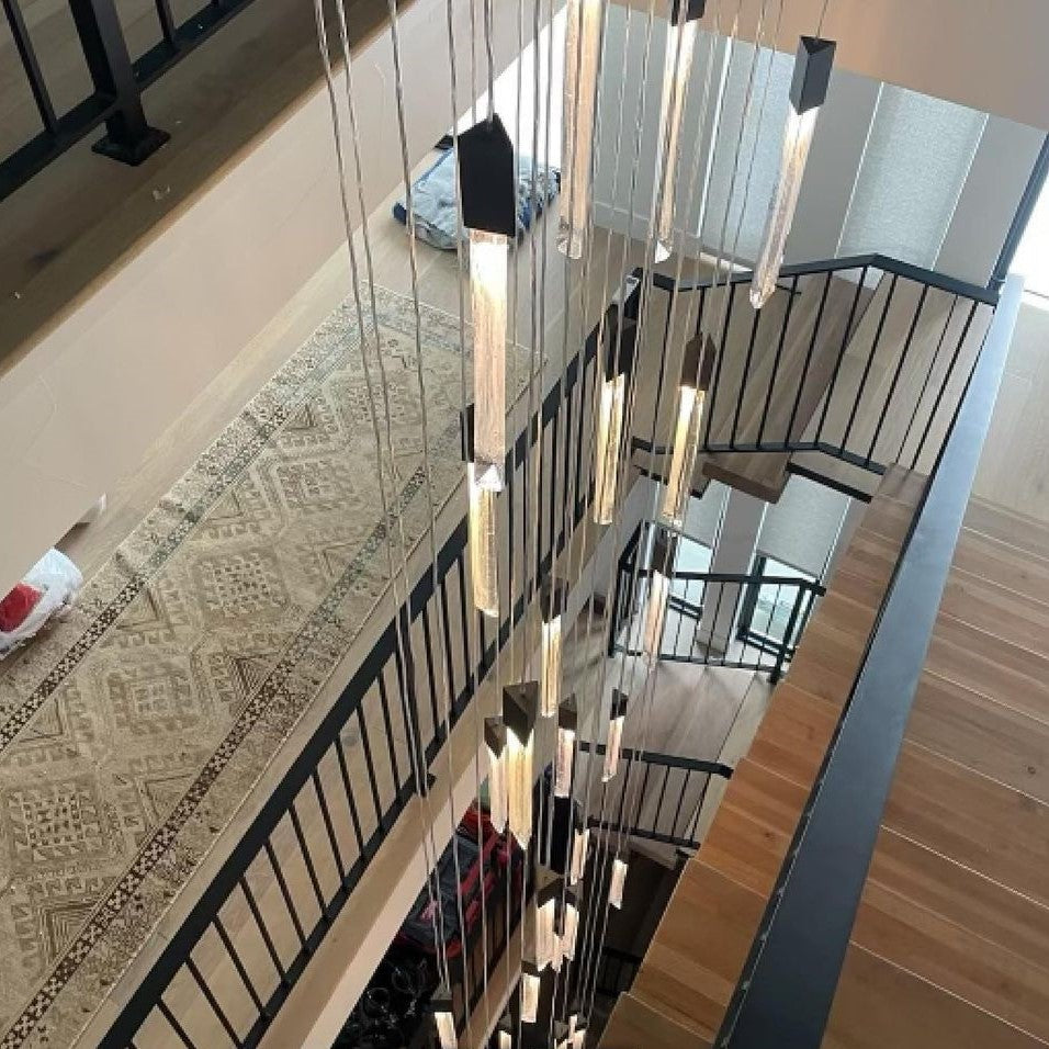 10/15/17/Custom-Light Black Crystal Rods Chandelier