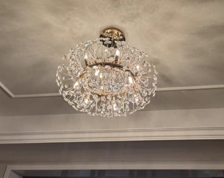 12/20/28-Light Luxury Dandelion Crystal Chandelier