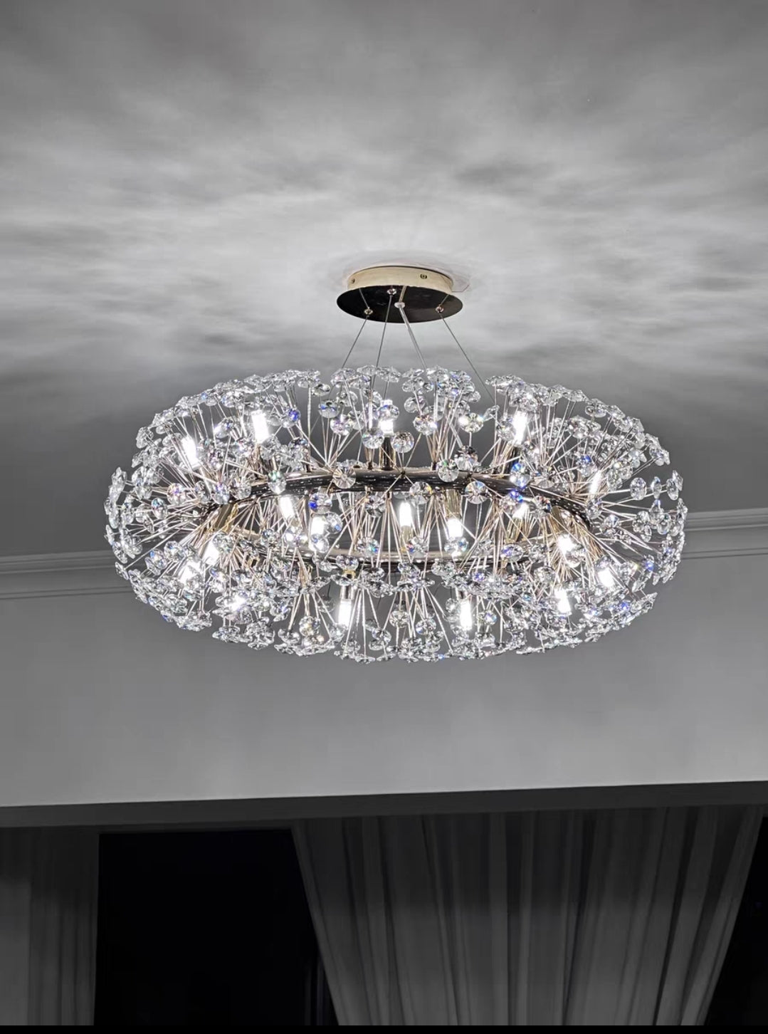 12/20/28-Light Luxury Dandelion Crystal Chandelier