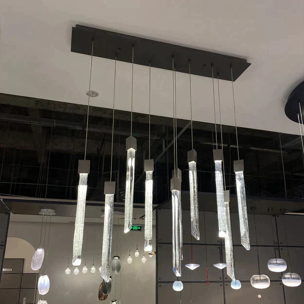 10/15/17/Custom-Light Black Crystal Rods Chandelier
