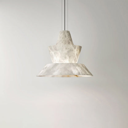Blus Lighting Brianna Alabaster Dining Table Pendant Light, Designer Pendant Lights