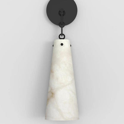 Contemporary Alabaster Wall Sconce For Kitchen Island, Bedroom