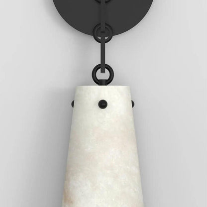 Contemporary Alabaster Wall Sconce For Kitchen Island, Bedroom