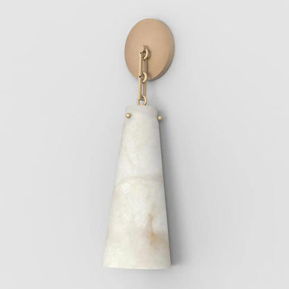Contemporary Alabaster Wall Sconce For Kitchen Island, Bedroom