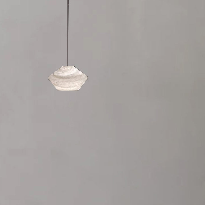 Alabaster Bedside Pendant Light, Living Room Pendant Light