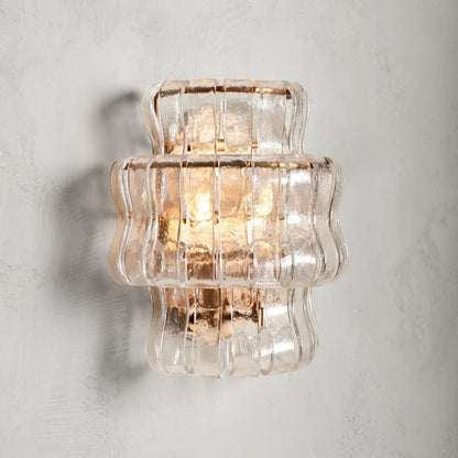 Ghiaccio Glass Wall Sconce