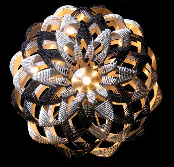 13/19-Light Extra Large Creative Multi-tiered Personalized Tassel Chandelier
