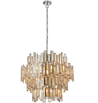 12/15-Light/4-Tier Modern Style Chandelier