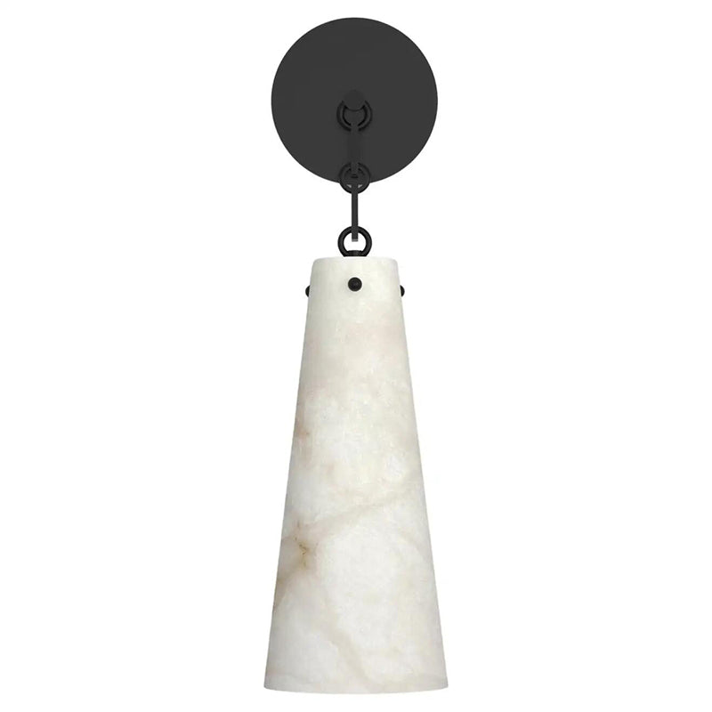 Contemporary Alabaster Wall Sconce For Kitchen Island, Bedroom