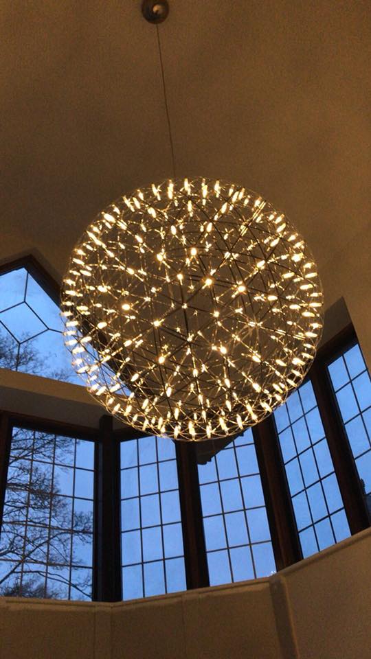 11.8"/15.7"/19.7"/23.6"/31.5"/39.4"/47.2" Round Starry Sky Pendant Chandelier