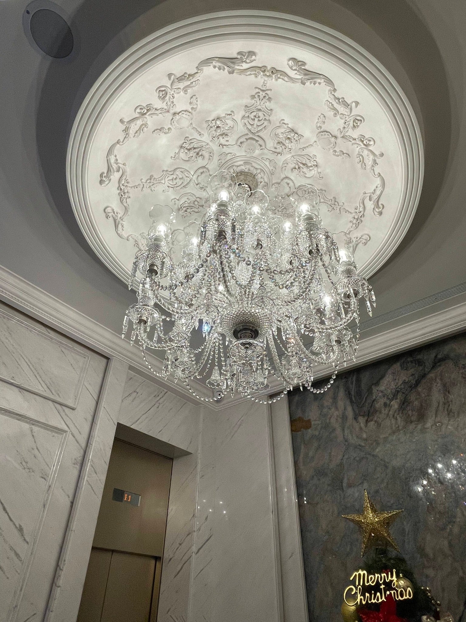 12/30-Light Candle Light Crystal Chandelier