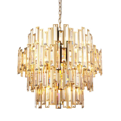 12/15-Light/4-Tier Modern Style Chandelier