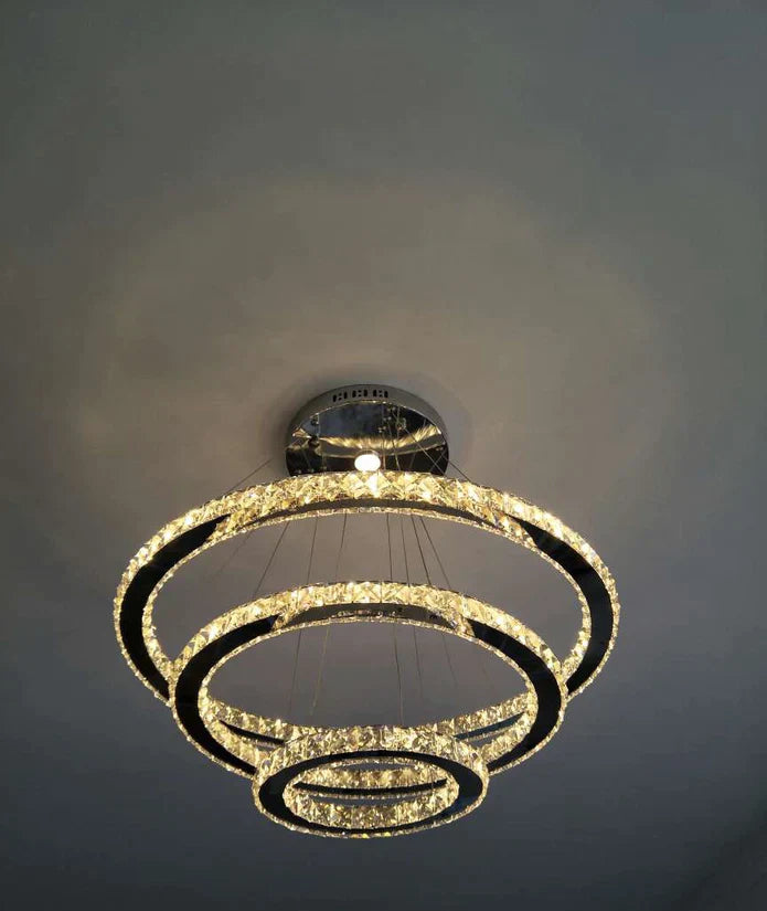 2/3/4/5/6/7-Rings Crystal Chandelier