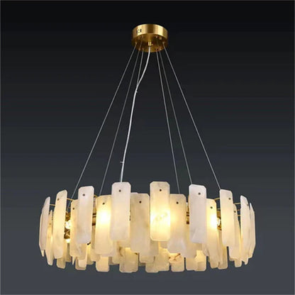 Blushlighting Alabaster Round Chandelier