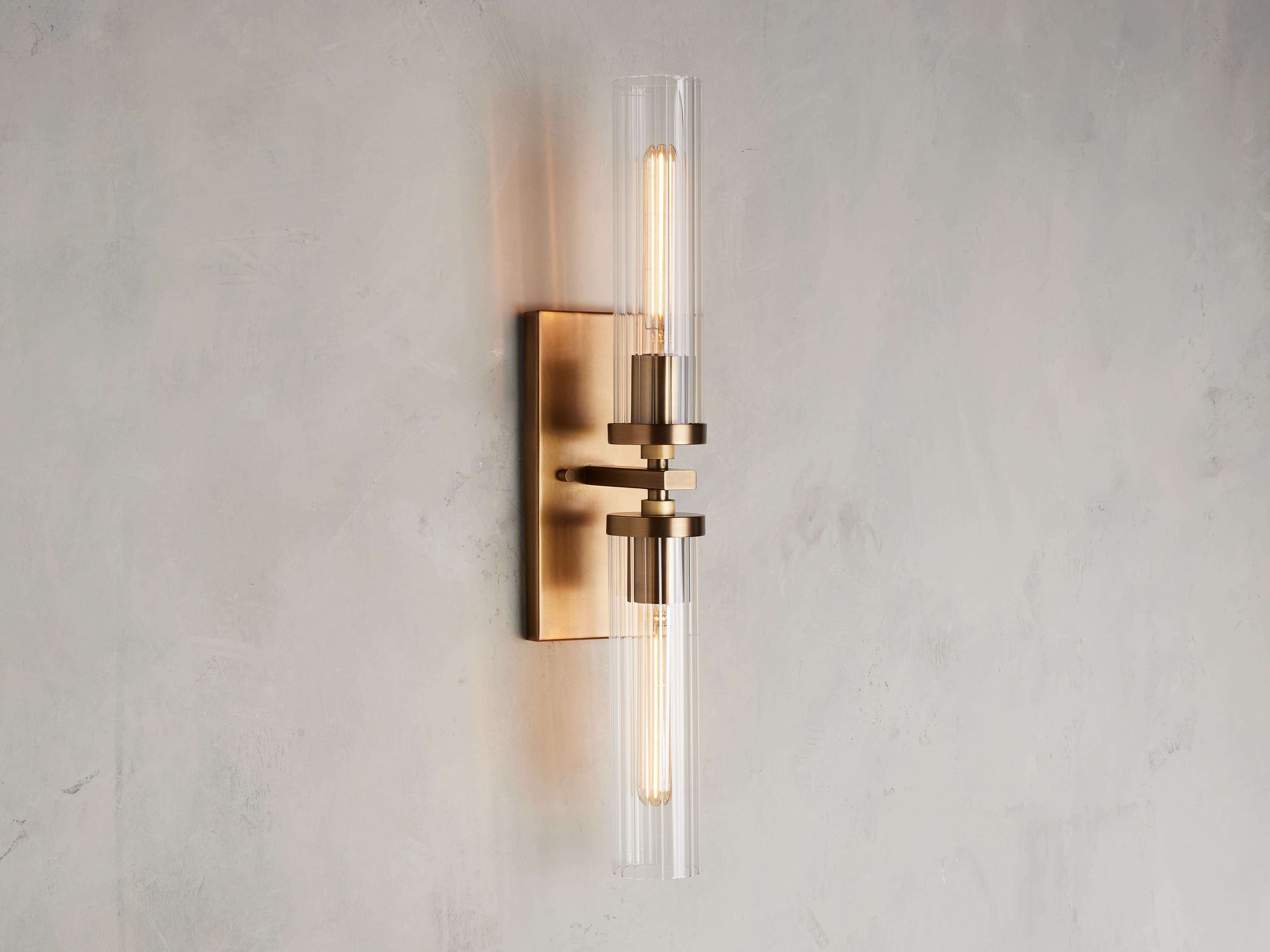 Andreas 2-Light Linear Wall Sconce