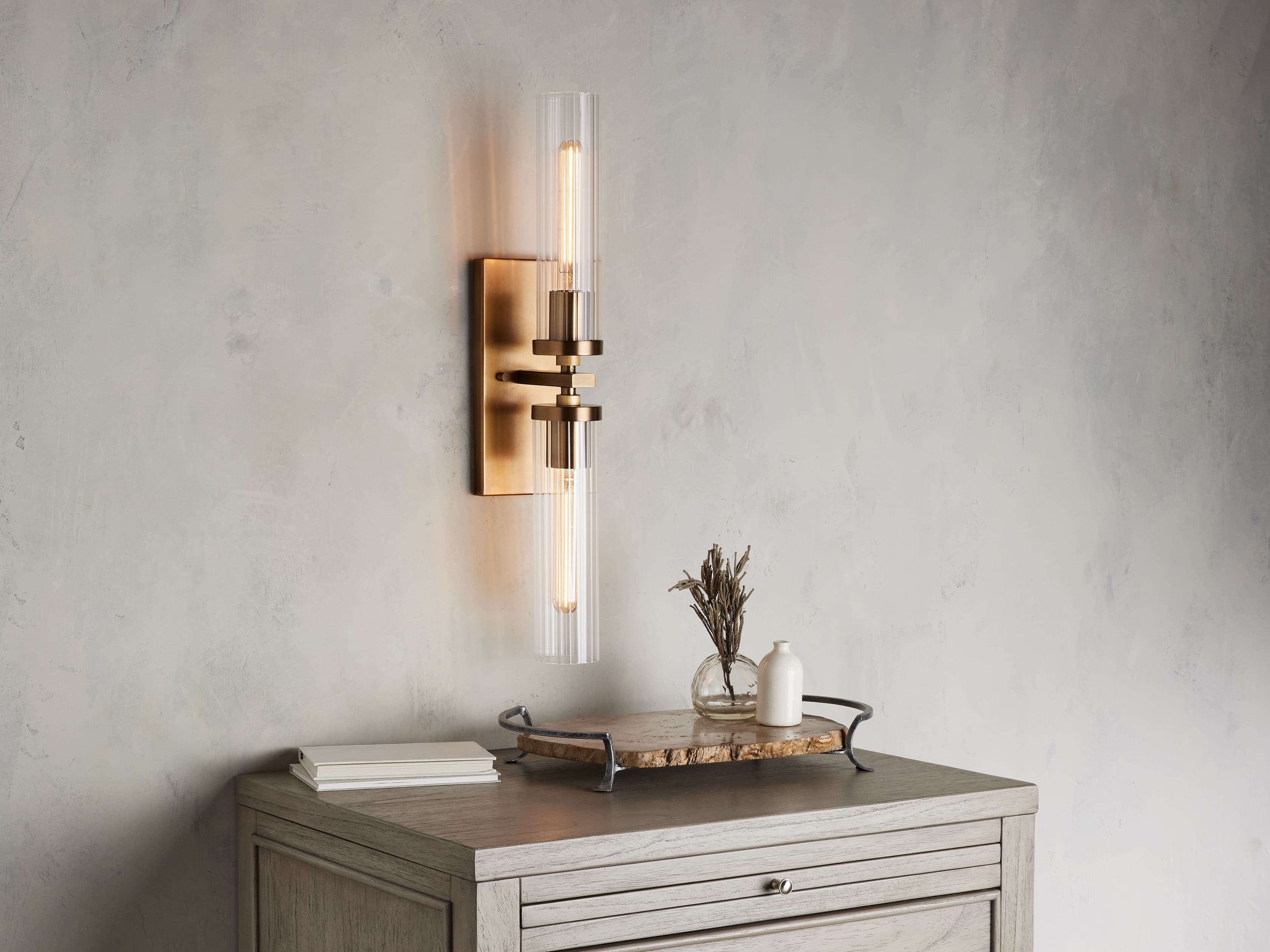 Andreas 2-Light Linear Wall Sconce
