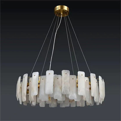 Blushlighting Alabaster Round Chandelier