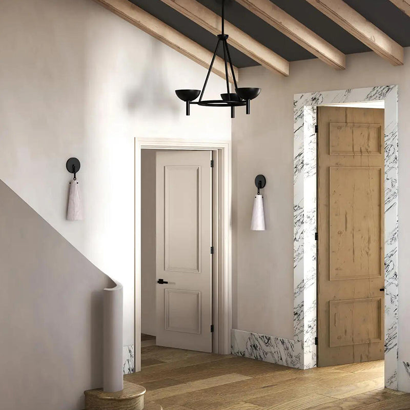 Contemporary Alabaster Wall Sconce For Kitchen Island, Bedroom