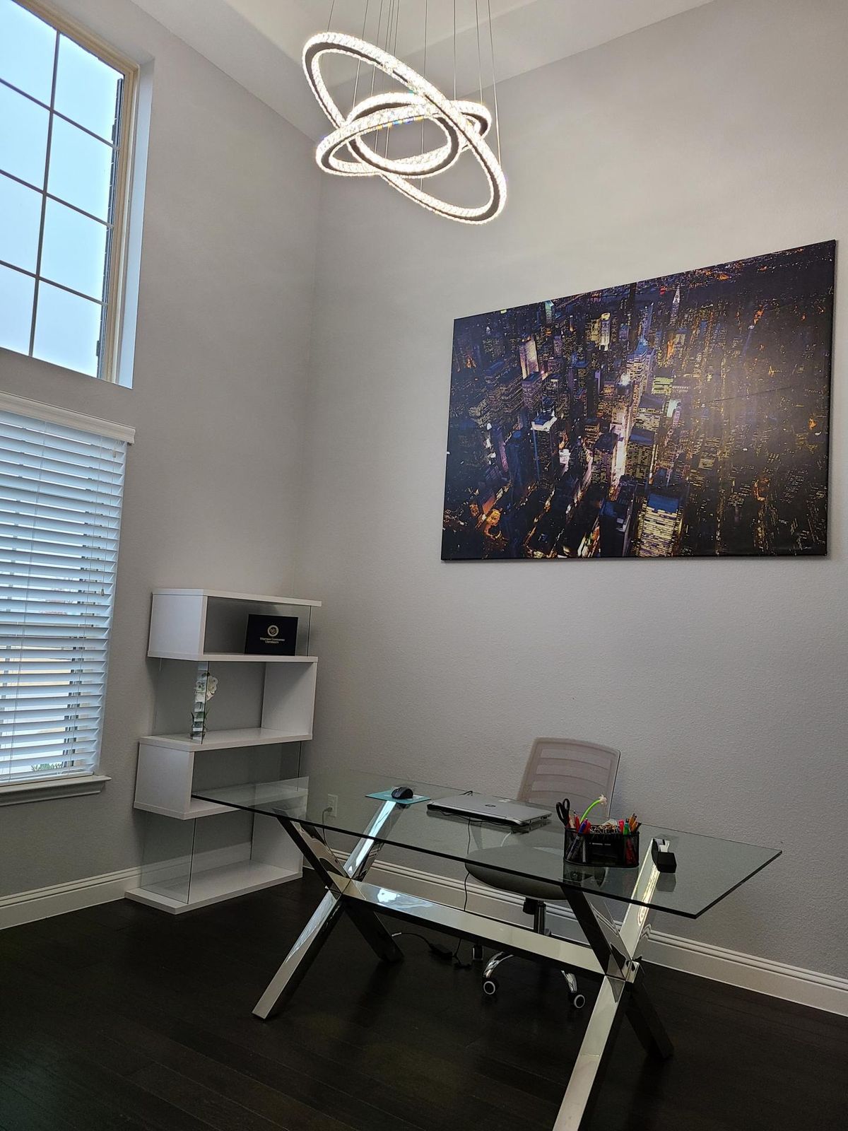 2/3/4/5/6/7-Rings Crystal Chandelier