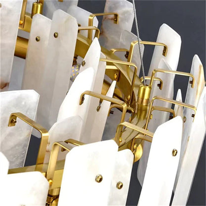 Blushlighting Alabaster Round Chandelier