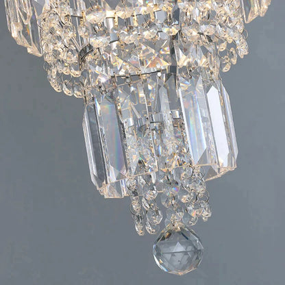 11-Tier  Extra Large Crystal Chandelier in Chrome Finish