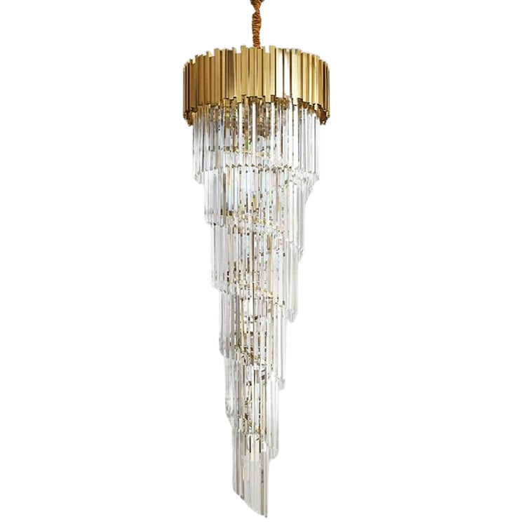 Blus Lighting Elian Gillani 2-Story Crystal Chandelier