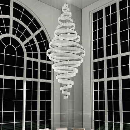 11/17-Ring Extra Large/Long Tassel Chandelier