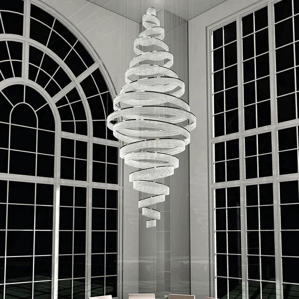 11/17-Ring Extra Large/Long Tassel Chandelier