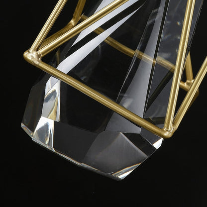1 Lights Modern Crystal Pendant Light