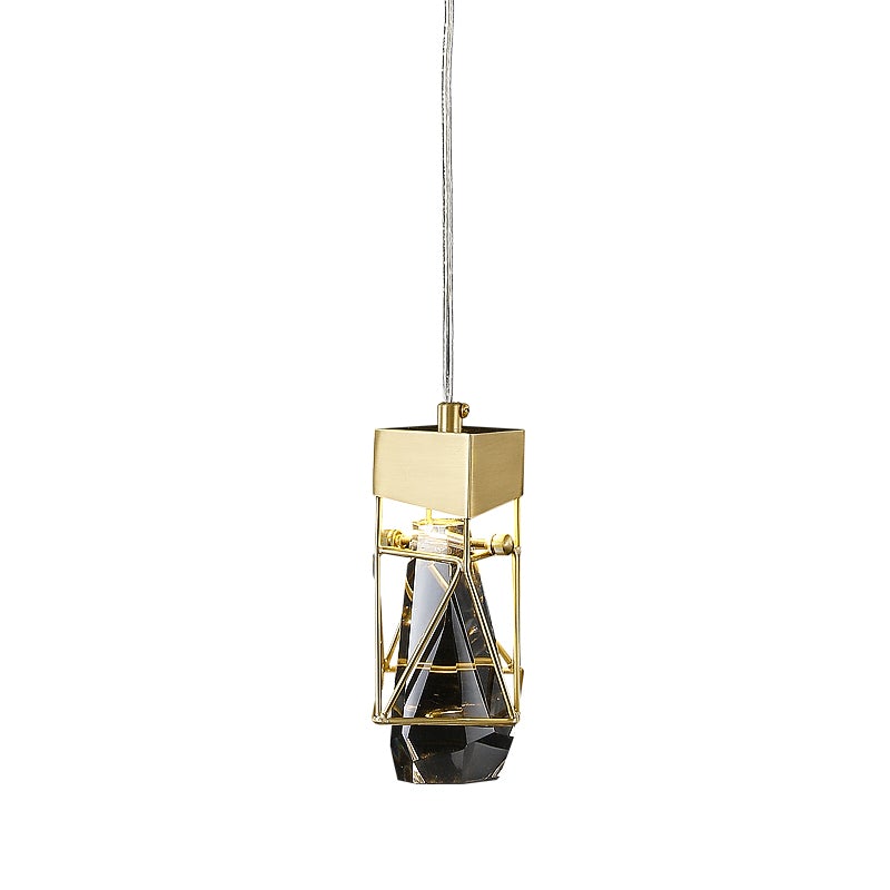 1 Lights Modern Crystal Pendant Light