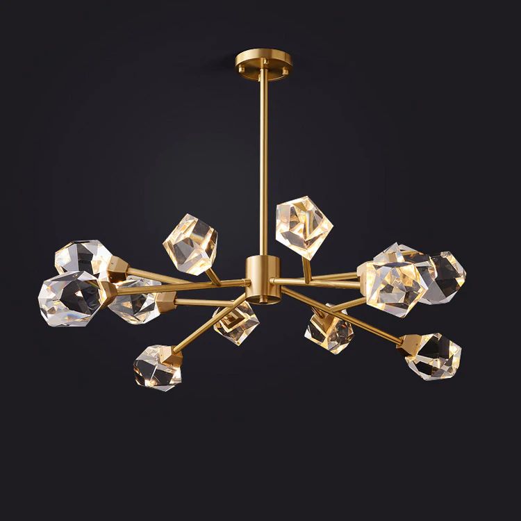 Blus Lighting Nicole K9 Crystal Modern Chandelier