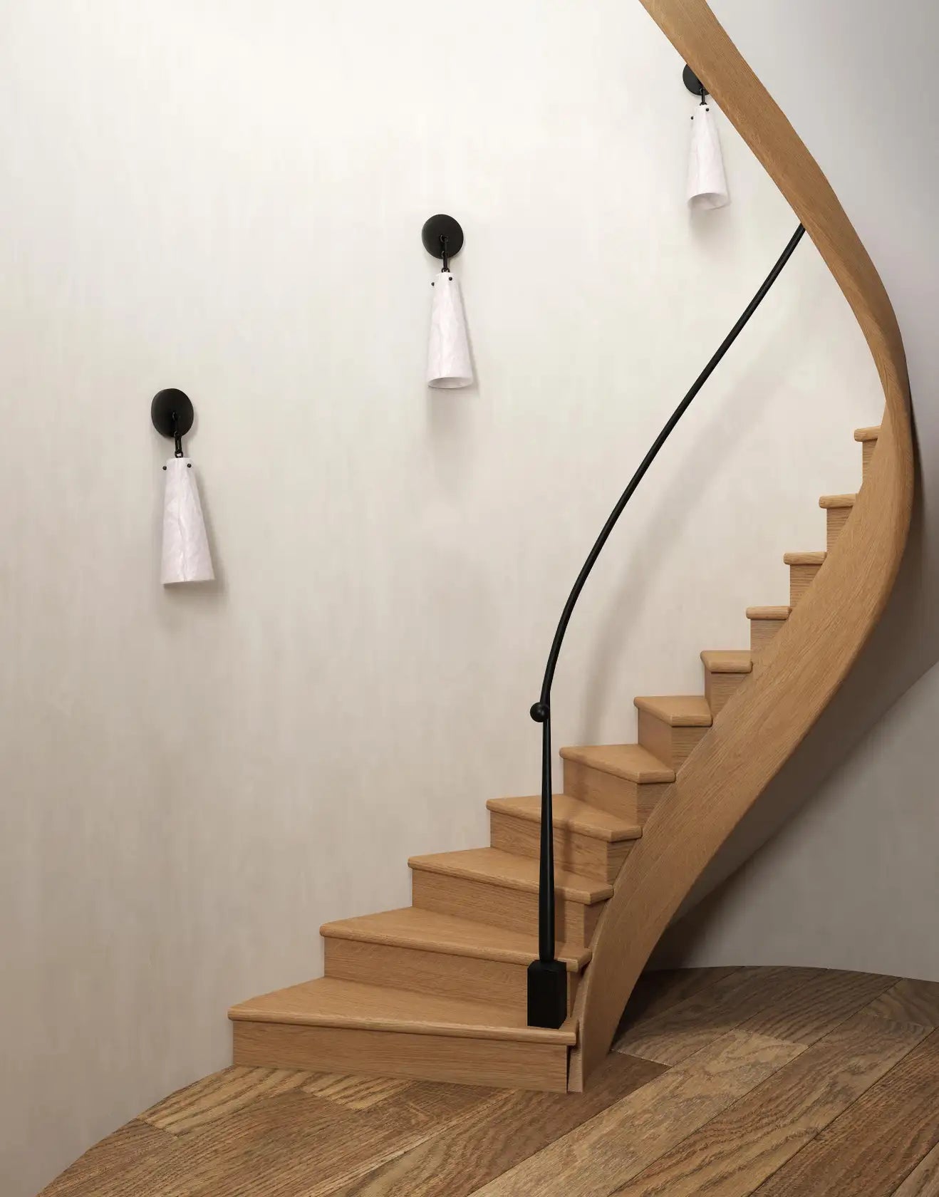 Contemporary Alabaster Wall Sconce For Kitchen Island, Bedroom