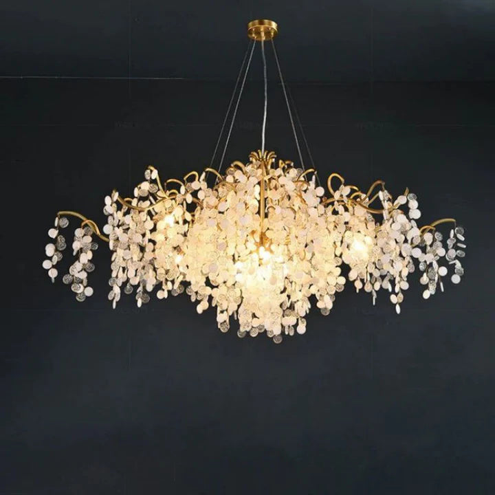 Blus Lighting Luxury Spring Oval Branch Chandelier