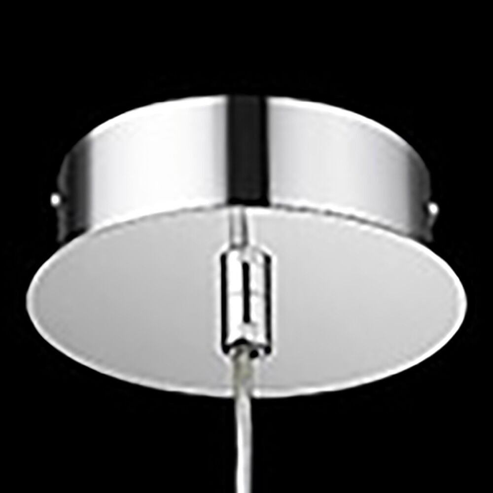 1/13/25-Light Polished Chrome Crystal LED Pendant