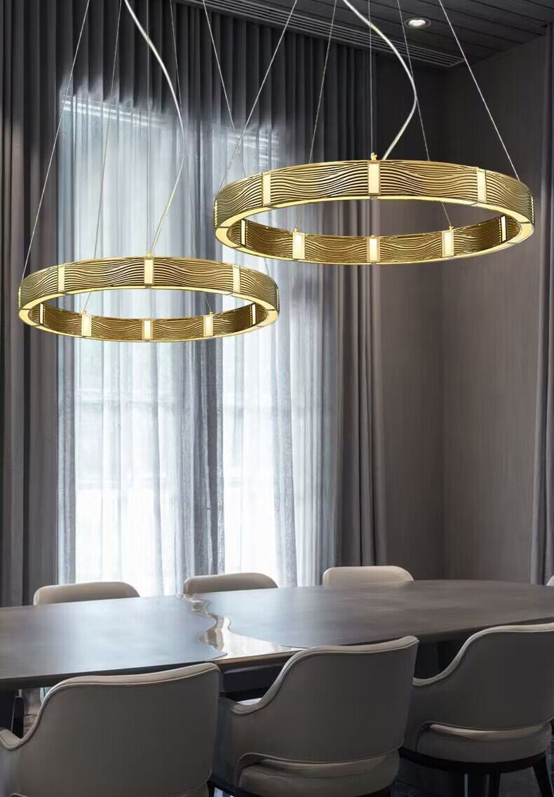 2023 New Modern Light Luxury Round Art Crystal Chandelier Nordic Chrome/Gold Designer Decorative Light Fixture