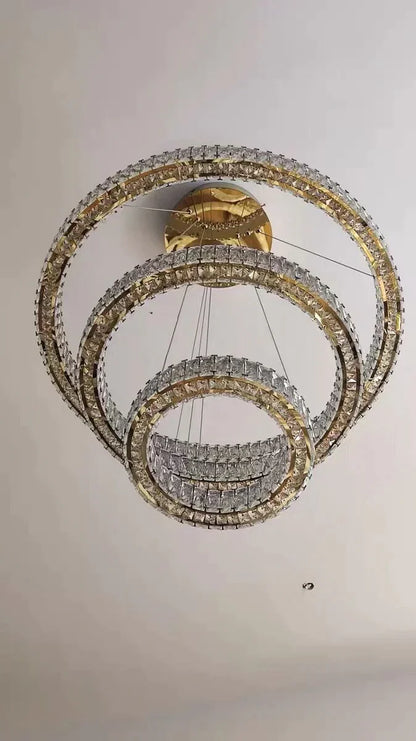 2/3/4/5/6/7/8/9-Rings Crystal Chandelier