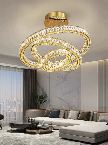 2/3/4/5/6/7/8/9-Rings Crystal Chandelier